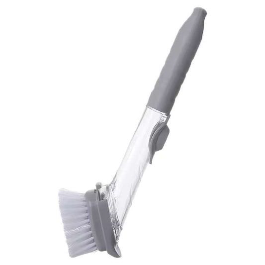 🧽 Brosse Vaisselle avec Réservoir de Savon – Nettoyage Rapide & Hygiéniqu